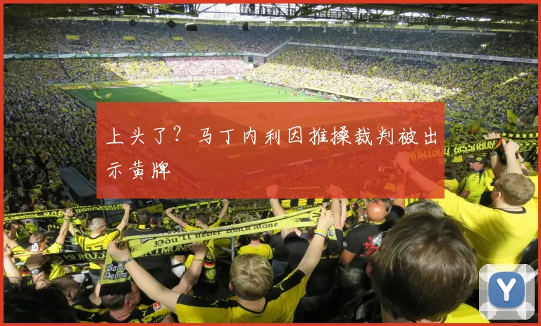 上头了？马丁内利因推搡裁判被出示黄牌